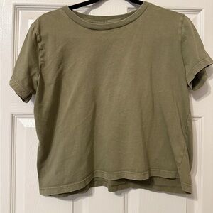 L*space Olive Green boxy T-Shirt